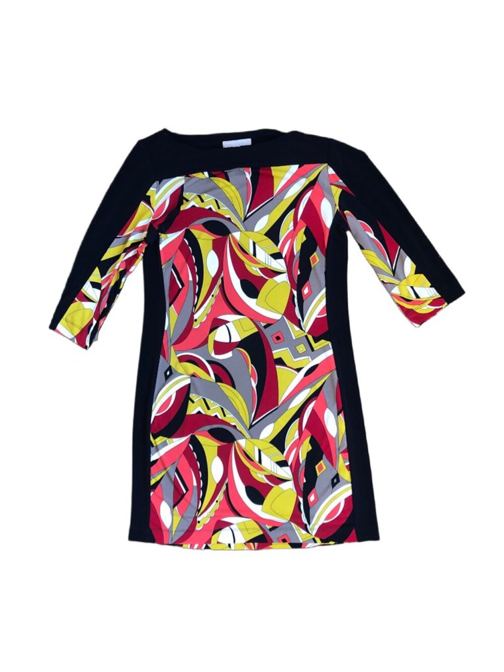 Banana Republic Factory Abstract Colorblock Loose Stretch Dress